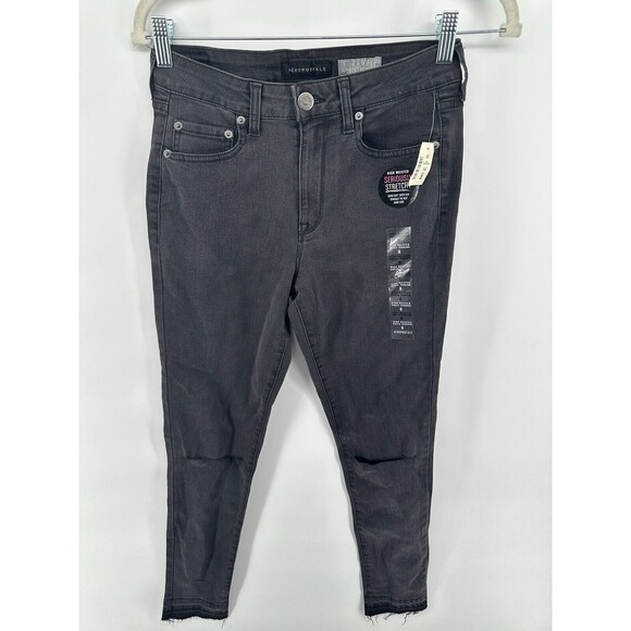 AEROPOSTALE Women's Distressed High Waisted Ankle Jegging Jeans Size 8 - Picture 1 of 3